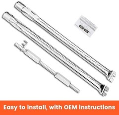 18 Inch Grill Burner Replacement for Weber Spirit E210 E220 S210 S220