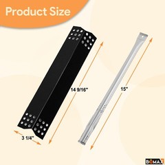 Heat Plate and Burners for Expert Grill 4 Burner 720-0789H 14.5″ X 3.25″