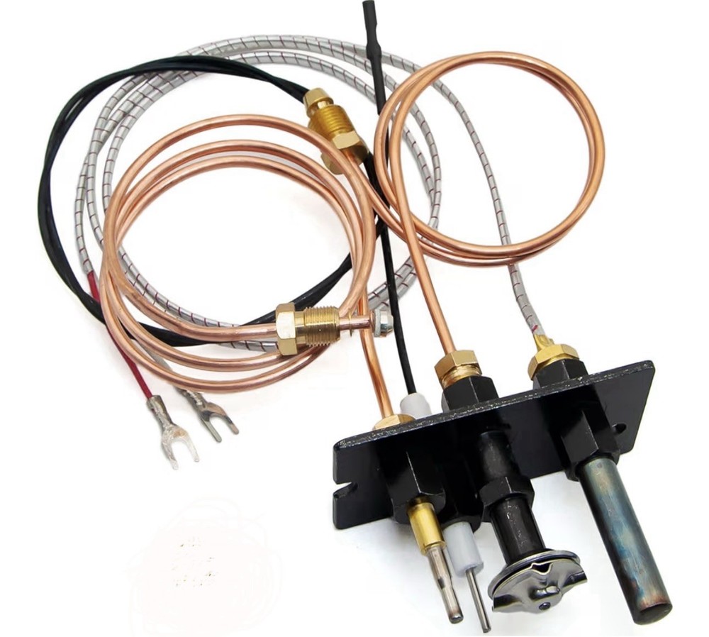 Propane and Natural Gas Pilot Assembly Replaces 10002265 10002264, LP NG 3 Way