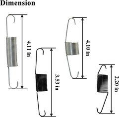Throttle Return Springs Replacement – 12 Pcs, Durable & Reliable