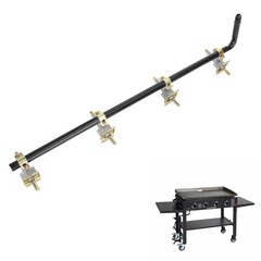 36 Inch Griddle Burner Control Valve with Gas for Blackstone 36 Inch, Brass
