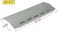 DG210 Gas Grill Parts Kit for Ducane, Stainless Steel Burners, Heat Plates, Grid