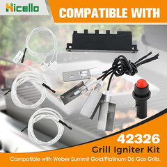 42326 Grill Igniter Kit for Weber Summit D6 Platinum Gold Grills