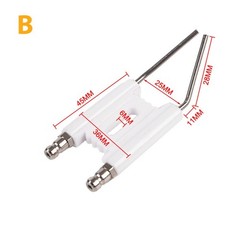 Ignition Needle Electrode for Waste Oil Burner H Type Double Pin Reliable Start