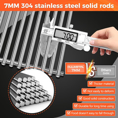 Qulimetal SUS304 Grill Grates for Weber Spirit E-310 and GS4 Spirit II 300 Serie