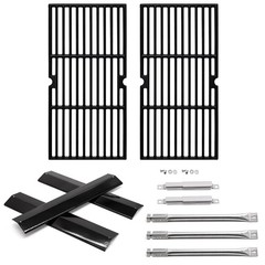 Grill Parts for Oklahoma Joes Longhorn Combo 3-Burner – 2 Grates, 3 Heat Tents
