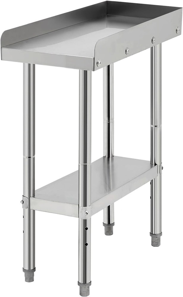 Equipment Grill Stand Table 12x24x30 Inch Stainless Steel NSF Certified 400 Lbs