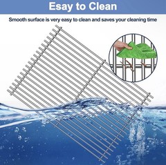 SS Grill Grates Flavorizer Bars Heat Deflectors Compatible Weber Genesis II 300