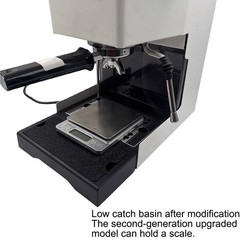 Extended Drip Tray for Gaggia Classic Pro with Upgraded Drain Pipe and Springs