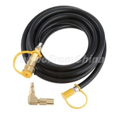RV Propane Quick Connect Hose Elbow Adapter Kit BBQ Kitchen Propane Burner Parts