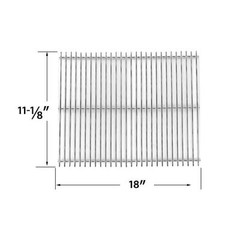 SS cooking grid for Kenmore 141.16235, Uniflame GBC772W,GBC772W-C,GBC873W models