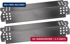 Hongso 14 9/16″ Porcelain Steel Heat Plates Replacement Parts for Nexgrill, 720-