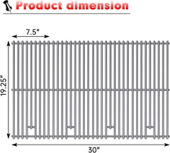 9MM 16517 Grill Grates Replacement for Bull Grill Replacement Parts, BBQ Bull An