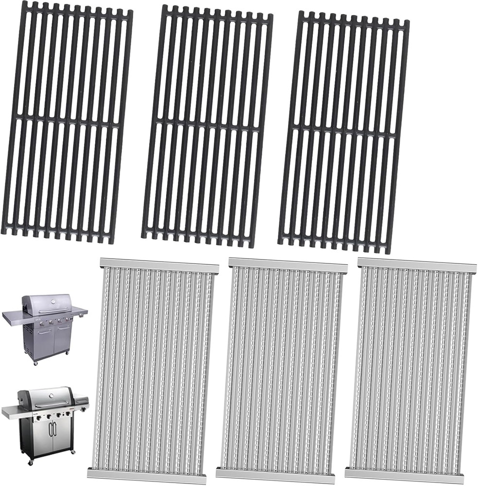Emitter Plates Cooking Grates for Charbroil Tru-Infrared 4 Burner Grill