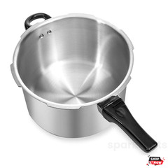 Pressure Cooker Pot 6 Quart Stovetop Aluminum Canner Fast Cook Locking Lid New