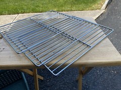 New Kenmore 146.23766310 BBQ Grill Smoker Grates Set of (3) Complete w/Brackets