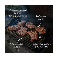 Universal Grill Grate 15 Inch Flavor Zone for Gas Pellet Charcoal