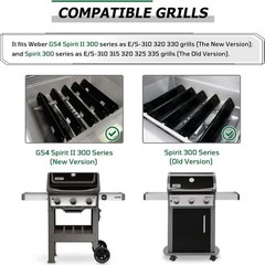 7636 & 67046 Flavorizer Bars for Weber Spirit II E310 310 300 Grill Parts, Sp…