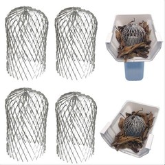 Non-Corrosive 3 Inch Gutter Guard Set – Quick Install Aluminum Drain Protectors