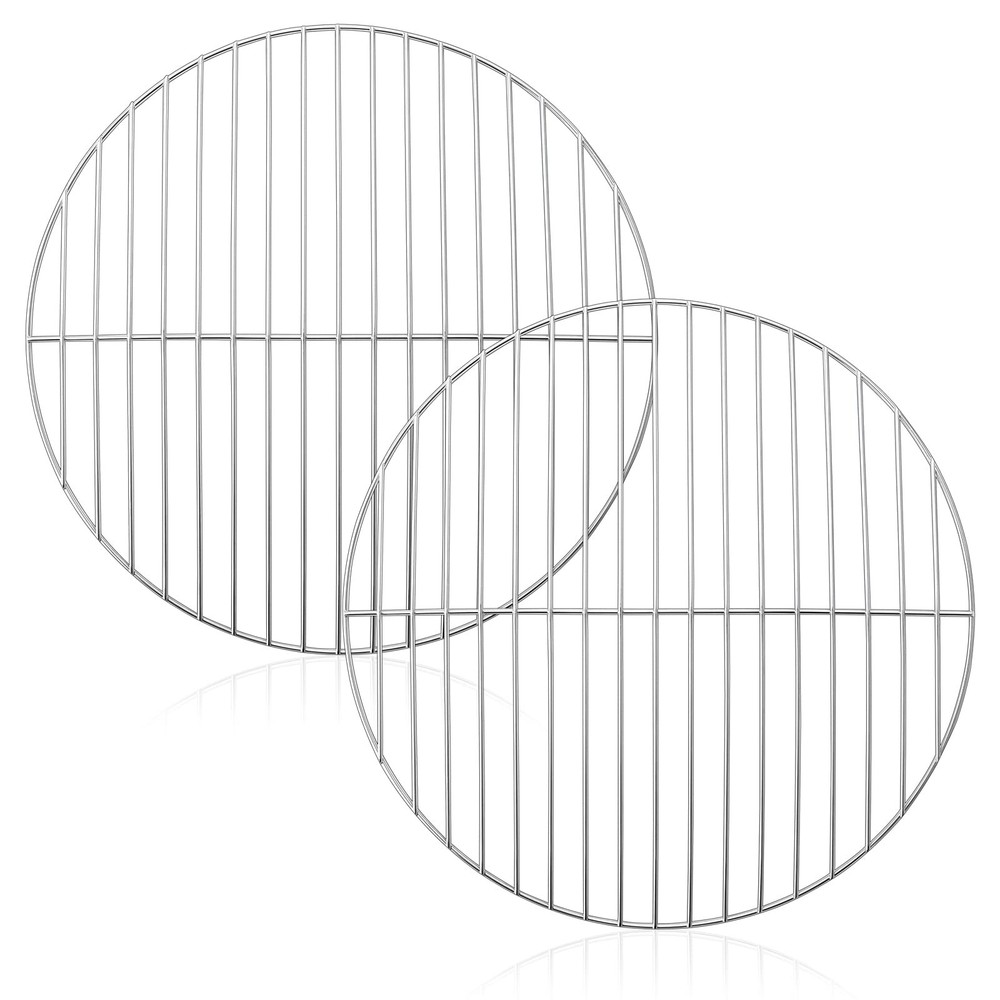 Replacement Cooking Grate for Small 13.7 Inch Charcoal Grill, round Chromed Iron