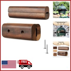 Replacement Handle for Large Big Green Egg Grill, 4″ Walnut, Easy Install