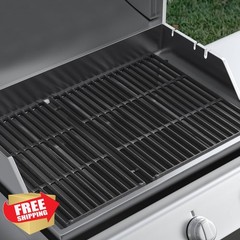 SafBbcue 18.75″ Cast Iron Grill Grates for Weber Genesis II E310