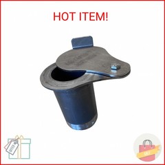 Total Control 2 Inch Threaded UDS Smoke Stack w/Tear Drop Damper Parts for DIY U