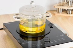 7.5Inch Heat Diffuser Stainless Steel Induction Adapter Plate Removable Handle C