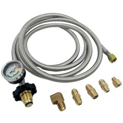 Mensi Propane Gas Hose 3/8″ Fittings 1/4″ NPT Male 3/8″ Male Flare 1/4