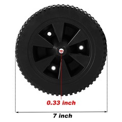 463344015 G437-0037-W1 7 Inch Wheels Replacement Parts for Charbroil Grill Wheel