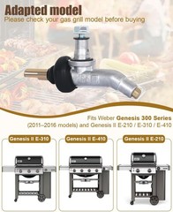 Main Burner Control Valve Manifold for Weber Genesis 300 Series (2011-2016) and