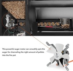 Pellet Grill Induction Fan Motor Replacement for Pit Boss Wood Pellet Grills