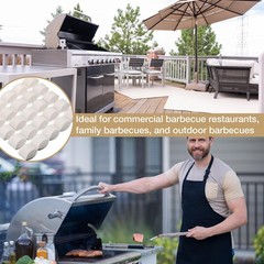 100 Pcs Ceramic Briquettes for Gas Grill, Ceramic Briquettes Grill Bricks for…