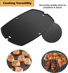 7582 Griddle Replacement Parts for Weber Q1200 Q1000 Q1400 Q120 Q140 Q100 Cast I