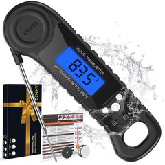 AMMZO Meat Thermometer Digital, Instant Read Food Thermometer for Cooking Dee…