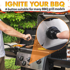 2 Pcs Gas Grill Igniter – BBQ Igniter Standard 1.22″ Diameter AAA Compatible,