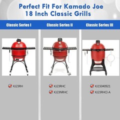 KJ-MFG23 Cast Iron Fire Grate Parts for Kamado Joe 18 Inch Classic Series I I…