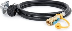 6 Feet Propane Regulator Hose – 1/4″ Female Quick Connect x Acme Nut for Olym…