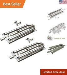 SA54812-Pack 21 7/8″ Stainless Steel Viking Grill Burner Replacement for Viki…