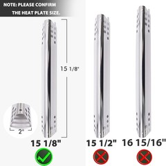 Grill Replacement Parts 6 Burner Tube Heat Plate Carryover Tube Igniter Kit