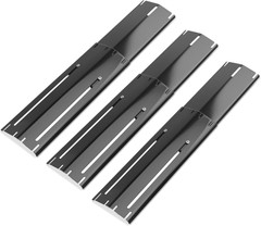 Heavy Duty Adjustable Heat Plate Shield for Gas Grill 11.75 to 21 Inch 3 Pack