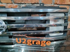 JDM Nissan Cube Z11 AUTECH Chrome Front Grill Grille Mask With Lamps Lights