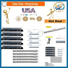 Parts Kit for Brinkmann 810-1575-W Gas Grill Stainless Steel Burners Heat Plate