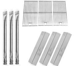 Brinkmann Pro Series 8300, 810-8300-W Heat Plate, SS Cooking Grid & Burner Kit