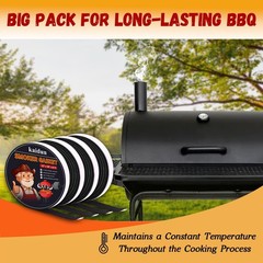 BBQ Smoker Seal Gasket 4 Pack 15ft High Heat Grill Gasket Easy Peel Black