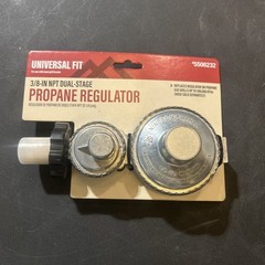 MasterForge Universal Fit 3/8″ NPT Dual Stage Propane Regulator For Gas Grills
