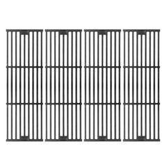 4PCS Grill Grates Parts, Grill Grates Cast Iron 19 3/4″ for Chargriller 2121,…