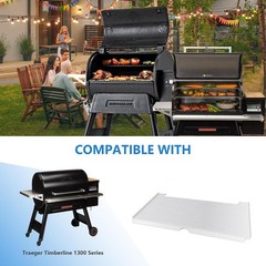 Stainless Steel Drip Tray Heat Baffle Traeger Gen-1 Timberline 1300 Series