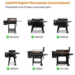 Electric Grill Controller with High Temperature Resistance and Safety Features
