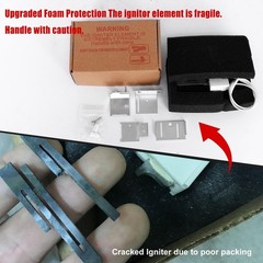 903758 Furnace Ignitor Kit, Gas Furnace Hot Surface Igniter Replacement for N…
